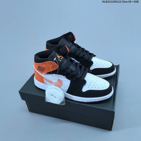 NIKE Air Jordan 1 Retro Mid AIR JORDAN 852842 007 36 36 5 37 5 38 Lifestyle - Women's (BS-66873)