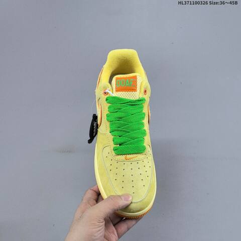 Nike Air Force 1 Low Light Yellow Green Orange EU 36 45 Sneaker EU 36-45 - Unisex (BS-61147)
