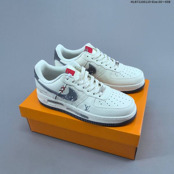 Nike Air Force 1 07 Low off white blue red EU 36-45 sneaker