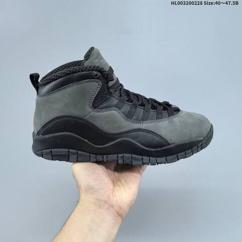 Air Jordan 10 Retro Shadow Replica AIR JORDAN 10 Aj10 Lifestyle (BS-66665)