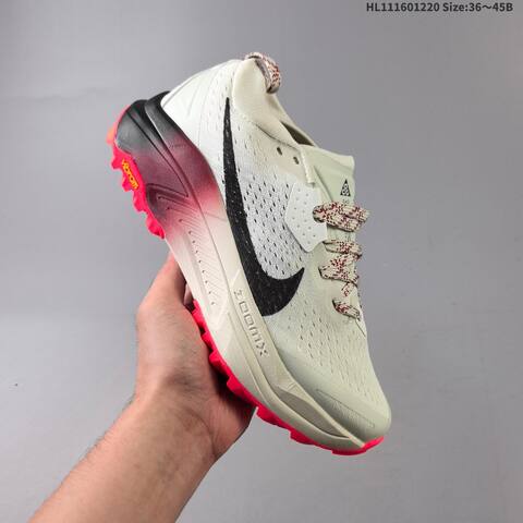 Nike ACG Zegama Trail 2 HV8113-002 Triple Black Light Grey Black Bright Pink EU 36 45 Trail Shoe EU 36-45 - Unisex (BS-62538)
