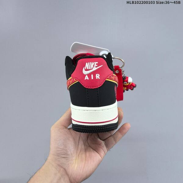 Nike Air Force 1 07 LV8 HT5088-612 white black red gold EU 36-45 sneaker