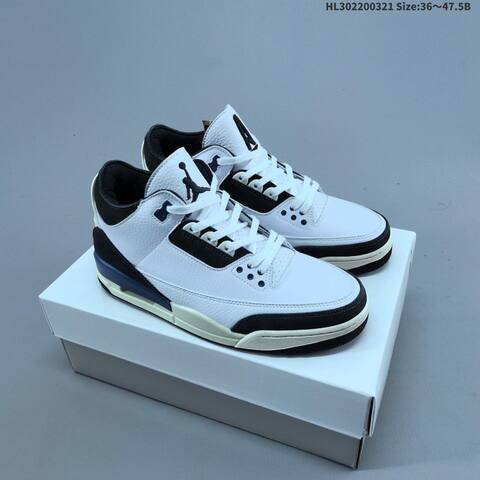 A Ma Maniere x Air Jordan 3 Retro Diffused Blue AIR JORDAN 3 Aj3 Lifestyle (BS-66482)