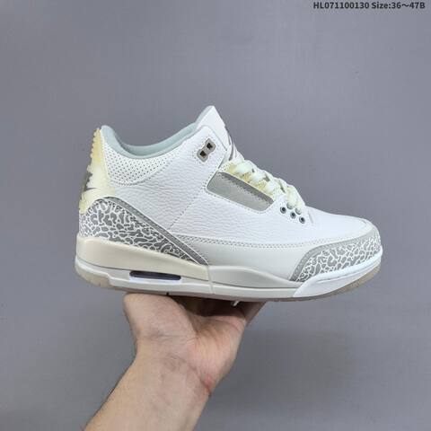 Air Jordan 3 Retro Craft Ivory AIR JORDAN 3 Aj3 Lifestyle (BS-66753)