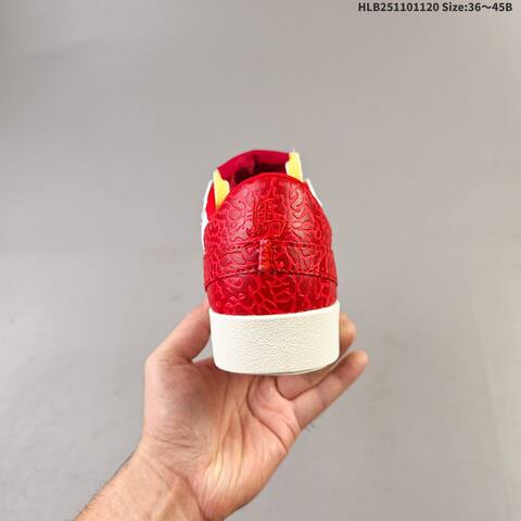 Nike Blazer Low 77 Jumbo White Red Sail EU 36-45 Skate Shoe - Unisex (BS-63381)