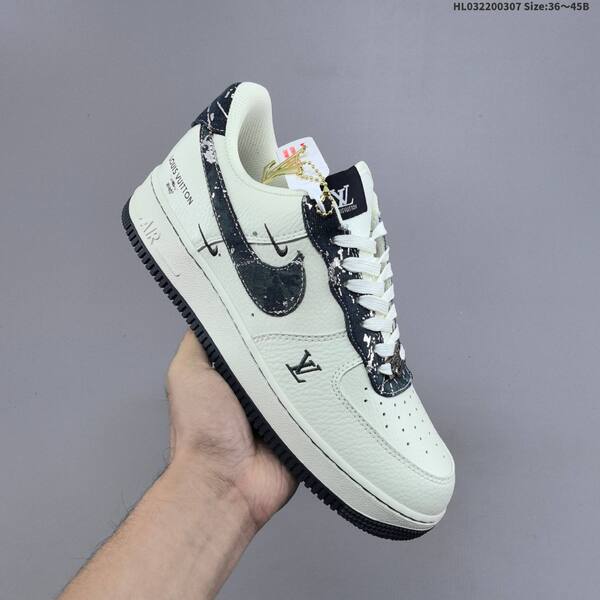 Nike Air Force 1 07 Low off white dark blue grey EU 36-45 sneaker
