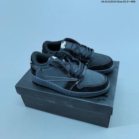 Travis Scott x Fragment Design x Air Jordan 1 Low OG AIR JORDAN 1 Aj1 Lifestyle (BS-66539)