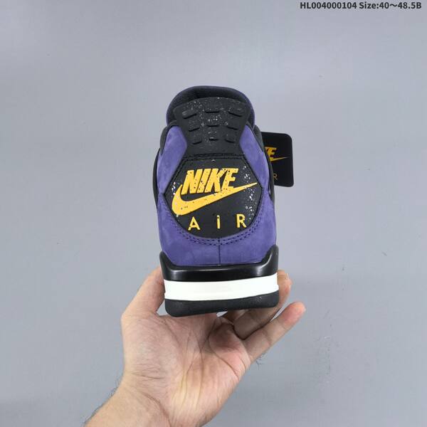 Jordan Air Jordan 4 Retro OG Imperial Purple/Black/Grey/Yellow EU 40-48.5 basketball