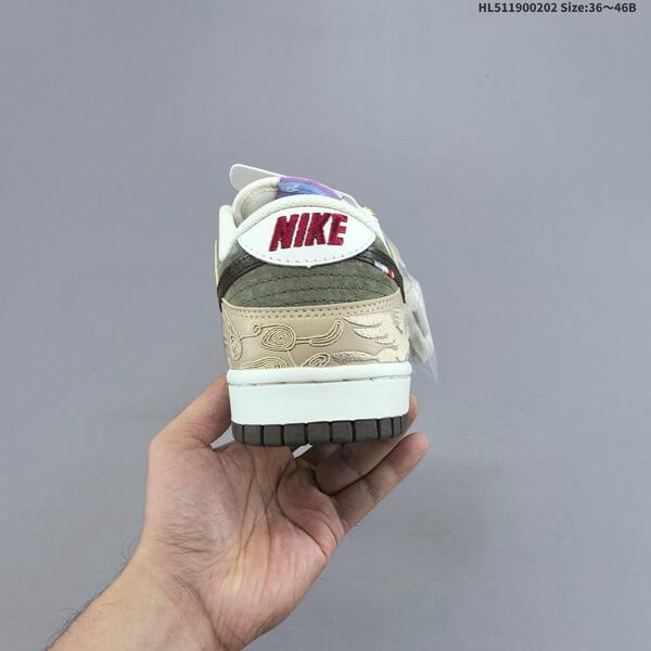 Nike SB Dunk Low Pegasus Pack CNY IQ1118-220 white beige olive dark brown EU 36-46 skate shoe