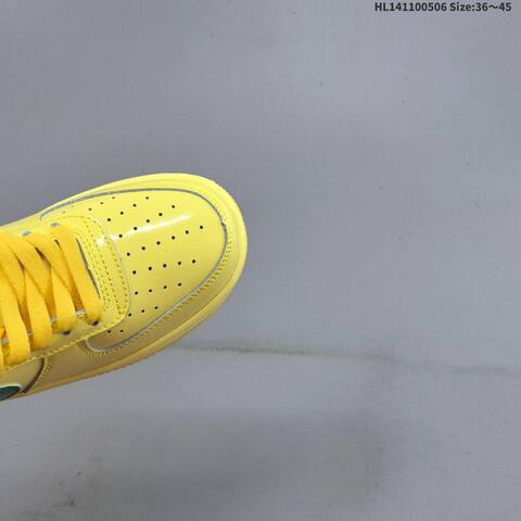 Nike Air Force 1 07 Low Yellow Green Gum EU 36-45 Sneaker - Unisex (BS-60490)