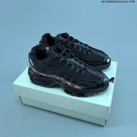 Nike Air Max 95 Undefeated Sail Black Red Green EU 36-47 Sneaker - Unisex (BS-61268)