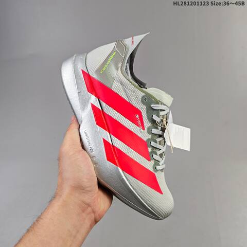 Adidas Adizero Adios Pro 4 White Red Black Neon Pink EU 36-45 Running Shoe - Unisex (BS-65506)