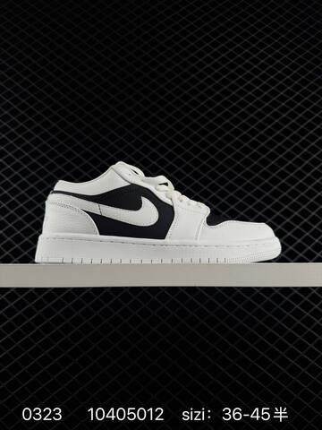 Jordan Air Jordan 1 Low Black White Dark Green EU 36-45 Sneaker - Unisex (BS-79621)