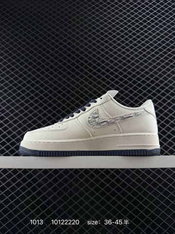 Nike Air Force 1 Off White Black EU 36-45 Sneaker - Unisex (BS-80527)