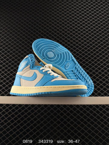 Jordan Union x Fragment Design x Air Jordan 1 Retro High OG Blue Cream White EU 36-47 Basketball Shoe - Unisex (BS-80878)