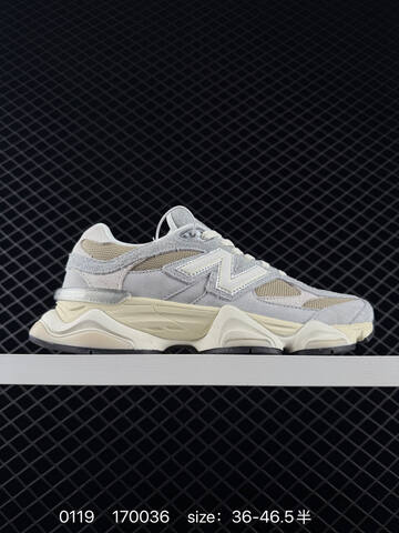 New Balance 9060 Black Grey Light Grey Beige EU 36-46 5 Sneaker - Unisex (BS-82375)