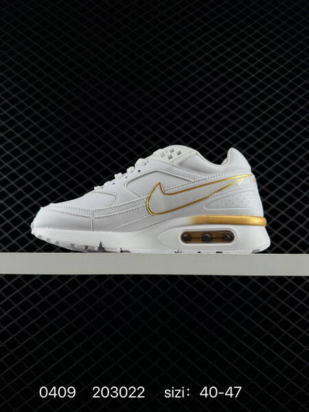 Nike Air Max BW OG White with metallic gold accents EU 40-47 lifestyle