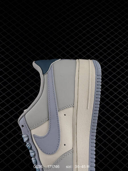 Nike Air Force 1 07 DB3310-990 off white light grey blue gold EU 36-45 skate