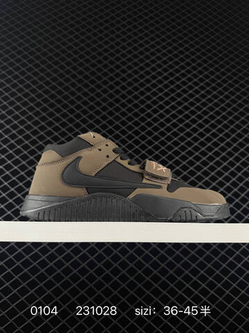 Jordan Travis Scott x Jordan Cut The Check Jumpman Jack TR Grey Black White Gum EU 36-45 Sneaker - Unisex (BS-79905)