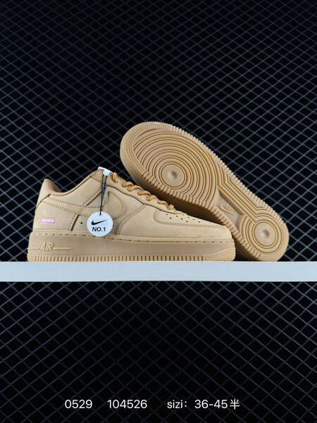 Nike Air Force 1 Low Supreme DN1555 200 black wheat red white EU 36-45 skate