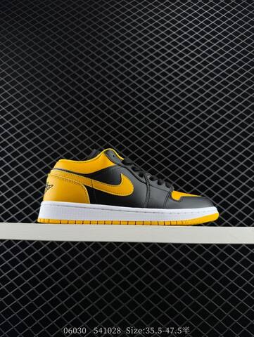 Jordan Air Jordan 1 Low Yellow Ochre Black Yellow White EU 35 5-47 5 Sneaker - Unisex (BS-81125)