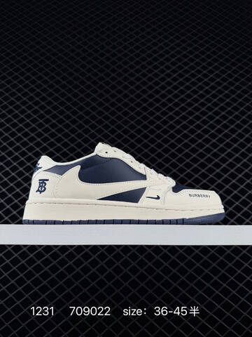 Jordan Air Jordan 1 Low Travis Scott Reverse Mocha Custom White Off White Black EU 36-45 Sneaker - Unisex (BS-79928)