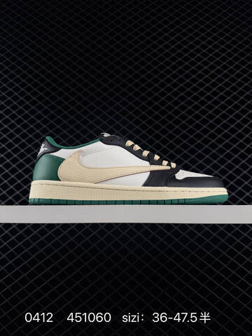 Jordan Air Jordan 1 Low OG SP Travis Scott Sail Blue Cream Black Green White EU 36-47 5 Sneaker - Unisex (BS-79494)