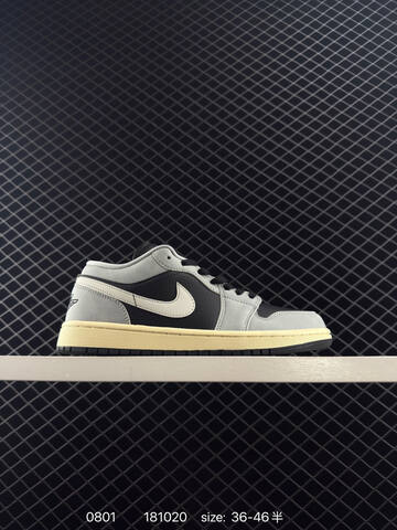 Jordan Air Jordan 1 Low Off White Dark Grey White EU 36-46 Sneaker - Unisex (BS-80985)