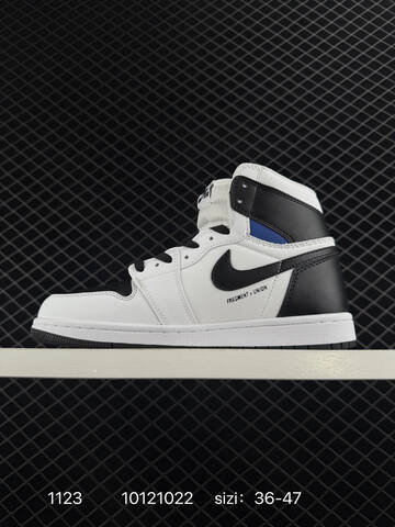 Jordan Air Jordan 1 Retro High OG White Black Blue EU 36-47 Basketball Shoe - Unisex (BS-80206)