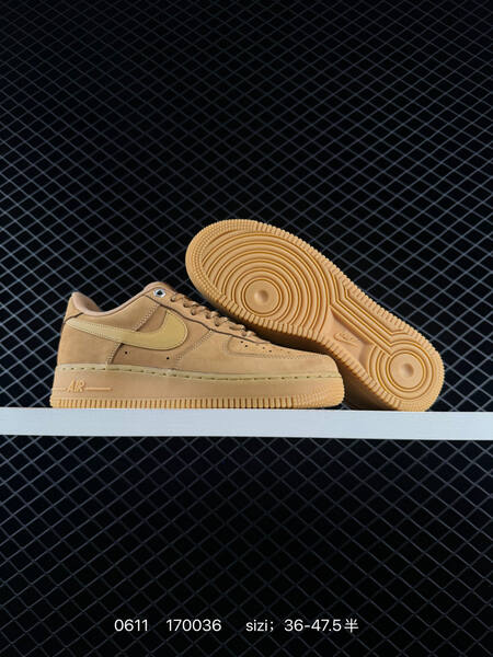 Nike Air Force 1 Low wheat tan gum light brown EU 36-47 5 skate