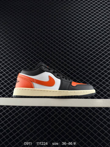 Jordan Air Jordan 1 Low Black White Blue Gold Red EU 36-46 Sneaker - Unisex (BS-80732)