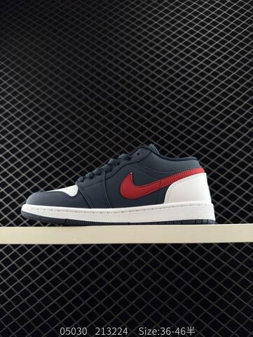 Jordan Air Jordan 1 Low USA Navy White Red EU 36-46 Sneaker - Unisex (BS-81279)