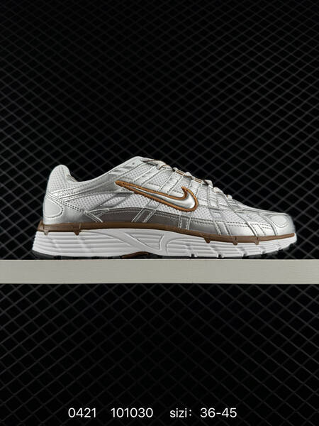 Nike P-6000 White Metallic Silver Brown EU 36-45 lifestyle