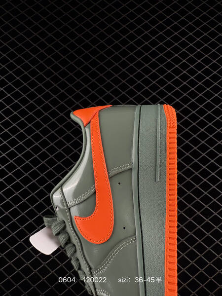 Nike Air Force 1 Low dark green orange EU 36-45 lifestyle