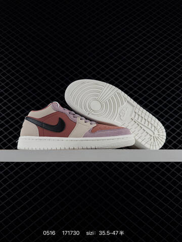 Air Jordan 1 Low AIR JORDAN 1 Aj1 1 Swoos Lifestyle (BS-79277)