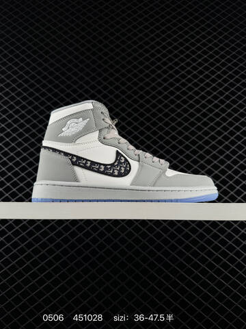 Dior x Air Jordan 1 High AIR JORDAN 1 Aj1 1 Dior x Ai Lifestyle (BS-79341)