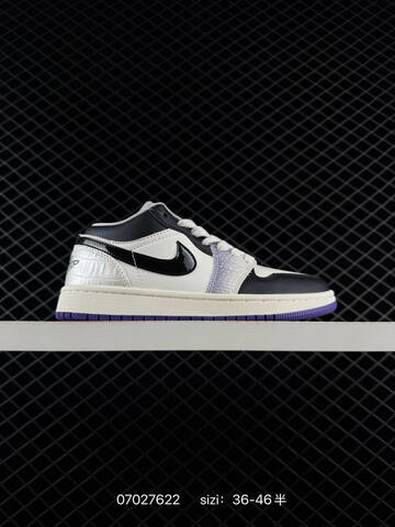 Air Jordan 1 Low Purple AIR JORDAN 1 Aj1 Lifestyle (BS-79043)