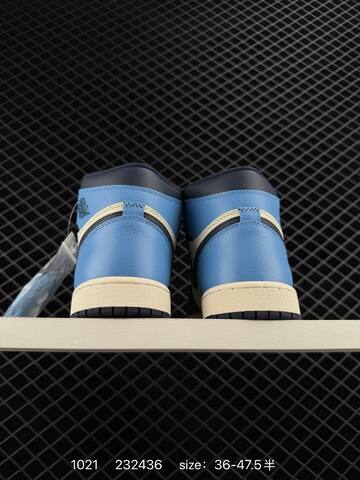 Jordan Air Jordan 1 Retro High OG University Blue Obsidian Sail EU 36-47 5 Basketball Shoe - Unisex (BS-80468)