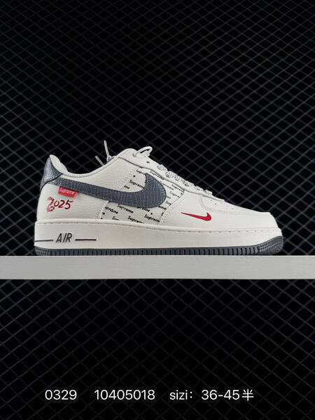 Nike Air Force 1 07 white black red EU 36-45 skate