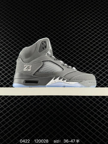 Air Jordan 5 Retro Wolf Grey Replica AIR JORDAN 5 Aj5 Lifestyle (BS-79429)