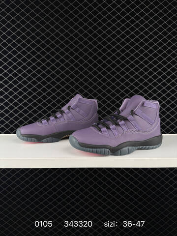 Jordan Air Jordan 11 Retro Mojave Purple Black Dark Grey EU 36-47 Basketball Shoe - Unisex (BS-79896)