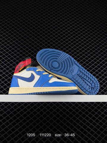 Jordan Union x Air Jordan 1 Retro High PK NRG White Black Red Cream EU 36-45 Basketball Shoe - Unisex (BS-80106)