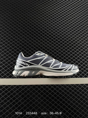 Salomon XT-6 Navy Grey White Black EU 36-45 Trail Shoe Trail Running Sneakers - Unisex (BS-85960)