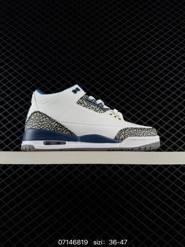 Air Jordan 3 Retro True Blue AIR JORDAN 3 Aj3 Lifestyle (BS-78970)