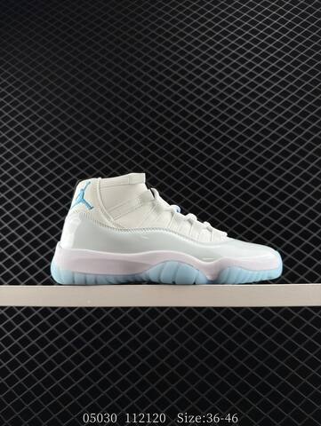 Jordan Air Jordan 11 Cool Grey White Black Translucent Blue EU 36-46 Basketball Shoe - Unisex (BS-81278)