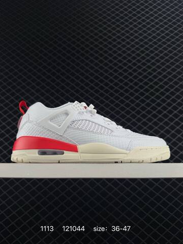 Jordan Spizike Low White Sail Red EU 36-47 Basketball Shoe - Unisex (BS-80289)