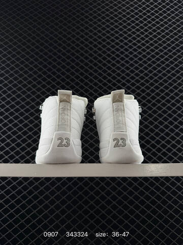 Jordan Air Jordan 12 Phantom White Silver EU 36-47 Basketball Shoe - Unisex (BS-80747)