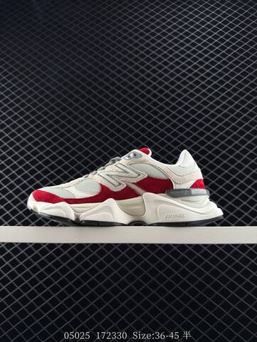 New Balance 9060 Off White Red Grey Black EU 36-45 Sneaker - Unisex (BS-83407)