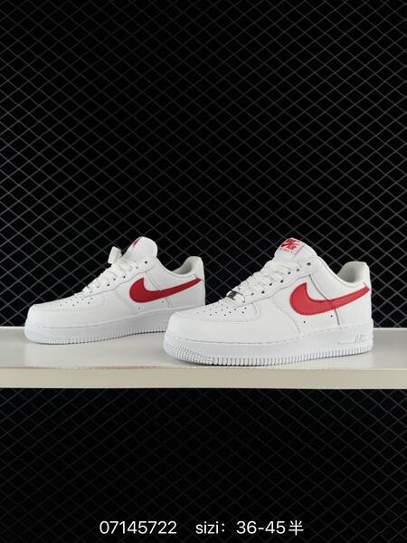 Nike Air Force 1 07 white red EU 36-45 casual
