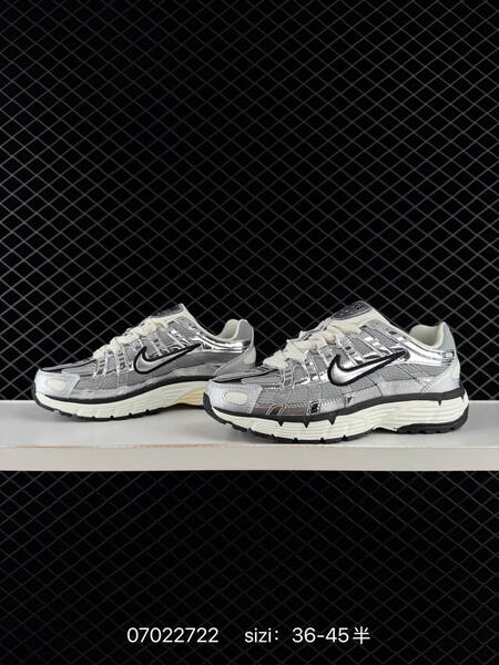 Nike P-6000 silver white black cream EU 36-45 running